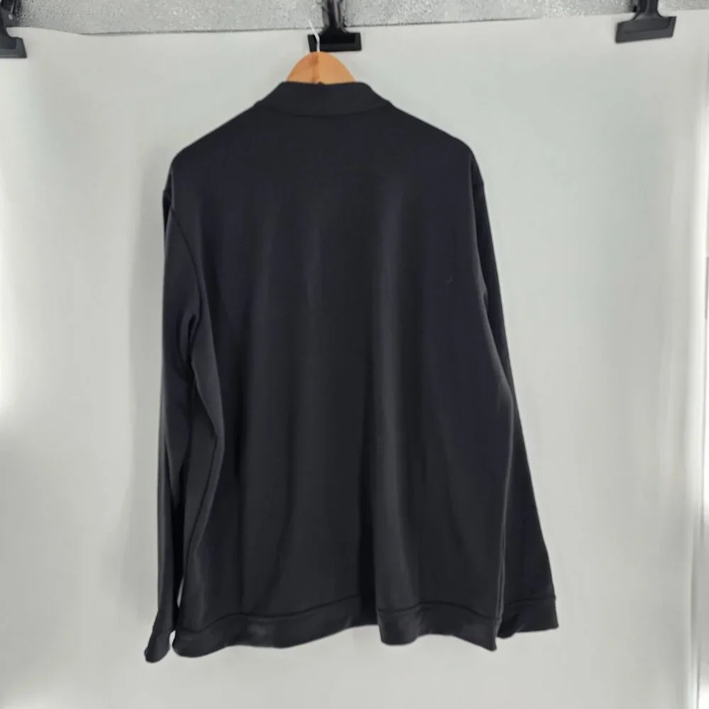 Adidas Golf Mens Sz Extra Large Black Full Zip‎ Jacket